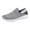 Grey, variant on Womens Mens Orthopedic Walking Shoes Convertible 2 Ways Backless Slip on Mules Clogs Tennis Work Sneakers