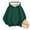 Green, variant on Bibifish Womens Hoodies Thick Fleece Lining Drop Shoulder Solid Color Hoodies Warm Cozy Fall Winter Drawstring Pullover Tops With Pocket