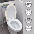thumbnail image 3 of HELLHERO Lid Cover Set for Toilet & Toilet Lid Cover with Universal Polyester for Machine Washable, Washable, 3 of 5