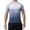 White Gradient Navy Blue, variant on Weilanxin Men's UPF50+ Quick-Dry Rash Guard Shirt Surfing, Running, Water Sports, Reflective Safety Design