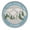 Misty Morning Blue, variant on Wander Often! Grand Teton National Park, Wyoming 3.5 Inch Iron Or Sew On Embroidered Fabric Badge Patch Seek Adventure, National Park Iconic Series