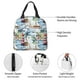 thumbnail image 4 of Easygdp Watercolor Sailboat Bolsa Térmica Premium - Tela Oxford Impermeable, Gran Capacidad, Bolsillo Frontal, Unisex para Trabajo, Escuela, Actividades al Aire Libre y Picnics, 4 of 8