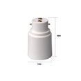 thumbnail image 3 of Binmer B22 To E27 Bulb Adapters 6 Pack Lamp Converter Base Bulb Socket Adapter, 3 of 3