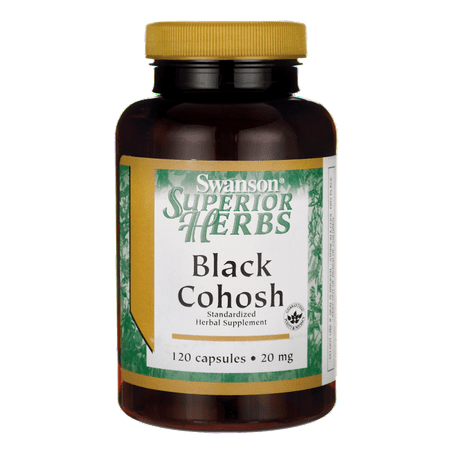 Swanson Black Cohosh (Standardized) 20 mg 120