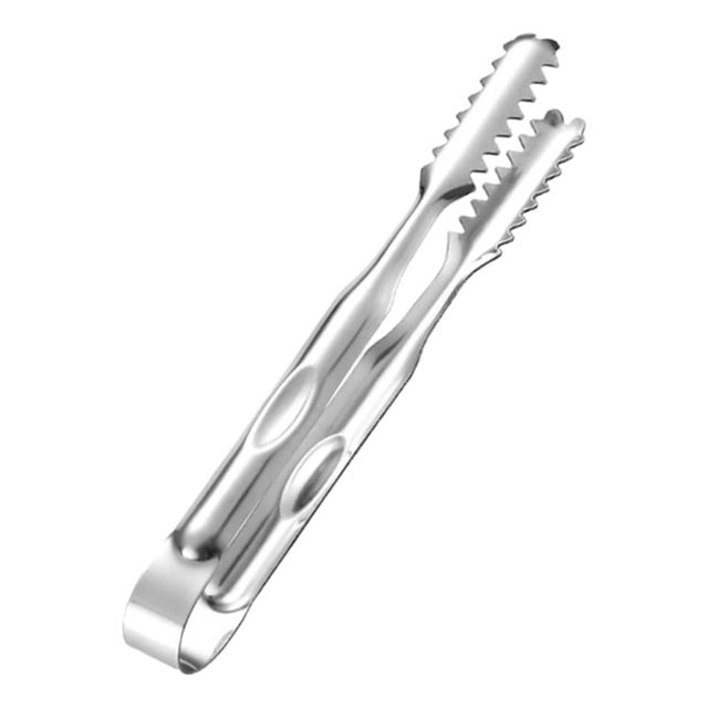 Wosthever Pinzas de hielo de repuesto de mano, lavables, reutilizables, antideslizantes, para Bar, Club, aperitivos, cubitos de hielo, pinzas Type1 NO1