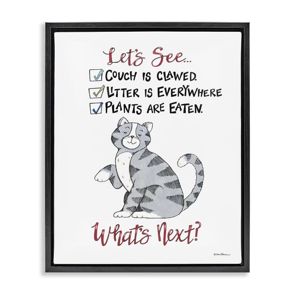 Stupell Industries Rustic Lodge Black Floating Frame Canvas Art, 17 x 21, by Deb Strain