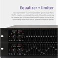 thumbnail image 3 of Dual Channel Audio Equalizer, Graphic Equalizer, Dual Channel 31-Band Audio Digital EQ Equalizer with Low/mid/treble Independent Adjustment, for DJ, Performance, Club, 3 of 6