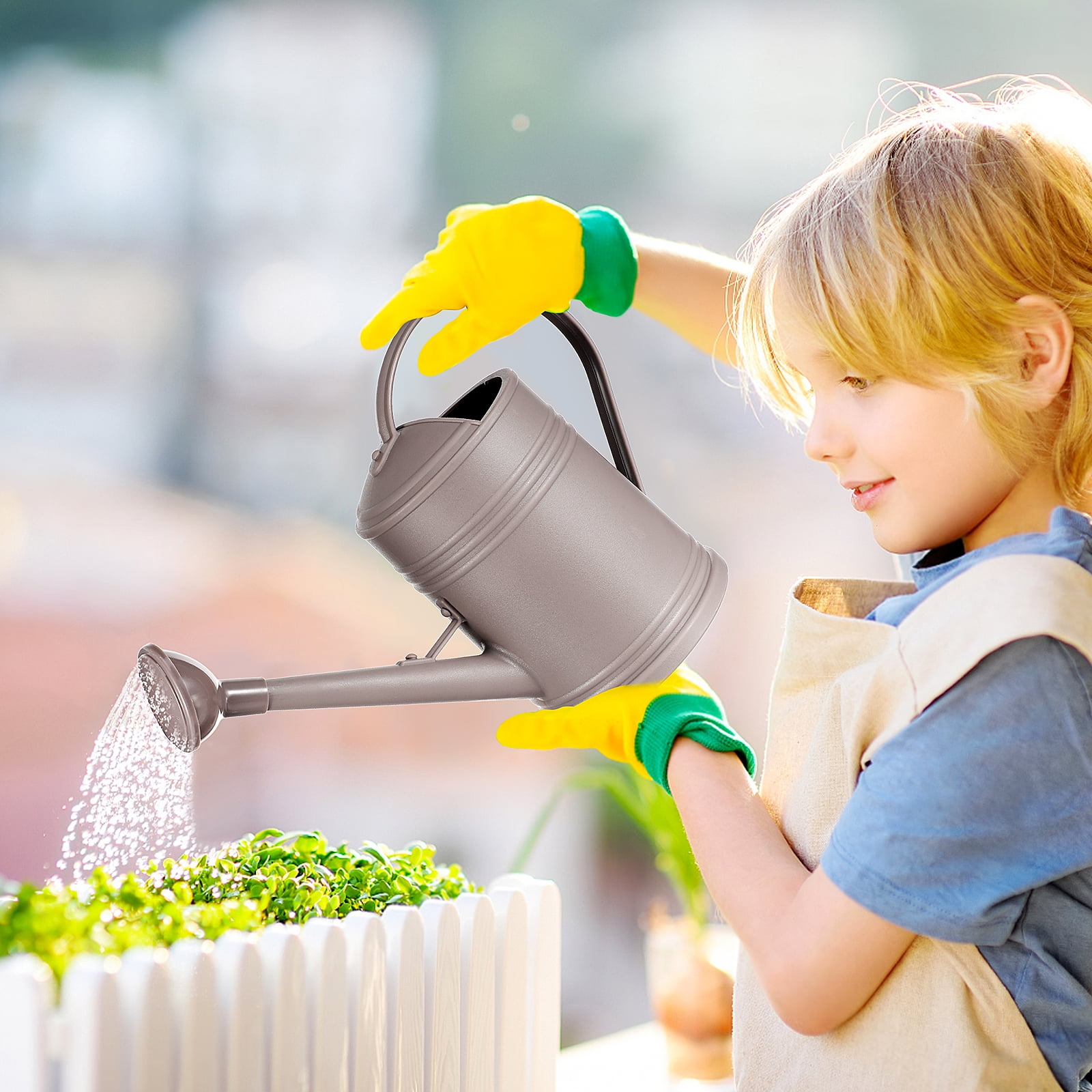 Arborister 2000ml Grey Watering Can for Potted Plants