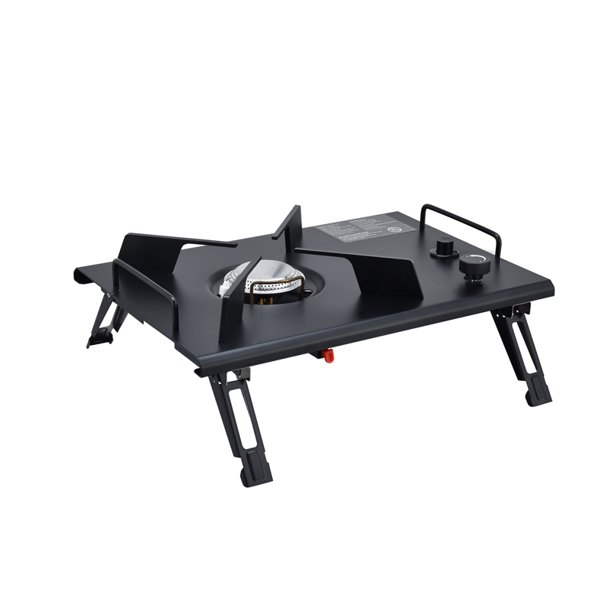 Quemador plegable Lohascamping, mesa IGT, mesa de fuego para acampar, pata ajustable extensible, quemador de escritorio, barbacoa, estufa IGT, juego completo