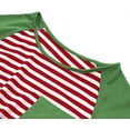 thumbnail image 4 of Family Matching Christmas Pajamas Set Mother and Daughter Stripe Sleepwear Nightwear, 4 of 5