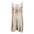 thumbnail image 3 of Girls Summer Sundress Flowy Spaghetti Strap Dresses Cute Loose Casual Backless Cami Dress, 3 of 6