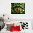 thumbnail image 5 of ARISTURING Watercolor Saint Patricks Gnomes Clipart, Festive Gnomes, St Patrick Day, Gnomes, Fantasy, Bright Wall Art, Canvas Prints, 5 of 5
