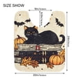 thumbnail image 5 of Yayeee Bath Rug for Bathroom Floor Non Slip Contour Fluffy Soft Absorbent Mat, 20"x24", Halloween Cat, 5 of 7