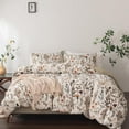 thumbnail image 1 of Duvet Cover Queen Tree Branches Pattern Bed Sets Ultra Soft Microfiber Bed Set Piece Breathable Queen Duvet Cover Set with Zipper Closure Corner Ties (x ), 1 of 7