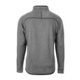 thumbnail image 3 of Men's Cutter & Buck Heather Gray Missouri Tigers Mainsail Sweater-Knit Big & Tall Half-Zip Pullover Jacket, 3 of 3