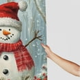 thumbnail image 3 of SHERONV Snowman Cardinal Christmas Trees Washable Shower Curtain 36"x72, 3 of 7