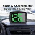 thumbnail image 2 of El último velocímetro digital GPS HUD, Plug and Play, para todo tipo de vehículos, con fuente grande, en kilómetros por hora y millas por hora, accesorios para coche p202411261200, 2 of 5