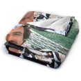 thumbnail image 3 of Super Soft Flannel Throw Tom Selleck Blanket Soft Cozy Fleece Merchandise for Sofa Bed 60"X50", 3 of 6