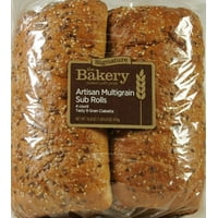 The Bakery at Walmart Artisan Multigran Sub Rolls, 4 ct, 16.8 oz