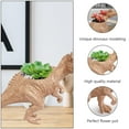 thumbnail image 2 of RENACLIPY 1Pcs Resin Succulent Planter Flower Pots Golden Creative Design Decoration for Home, 2 of 6