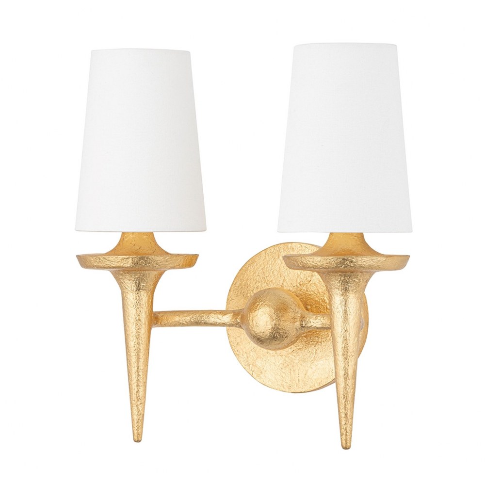 gold leaf sconce