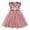 Pink, variant on REDARER Girls Flutter Sleeve Bowknot Tulle Dress Party Dance Princess Casual Outfit,2-3 Years