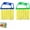 Blue+green, variant on 7 Finger Blind Cleaner Duster Tool, Washable Microfiber Window Blinds Cleaning Brush for Venetian, Wood Shutters, Air Conditioner Vents, and Car Detailing (Blue+Yellow)
