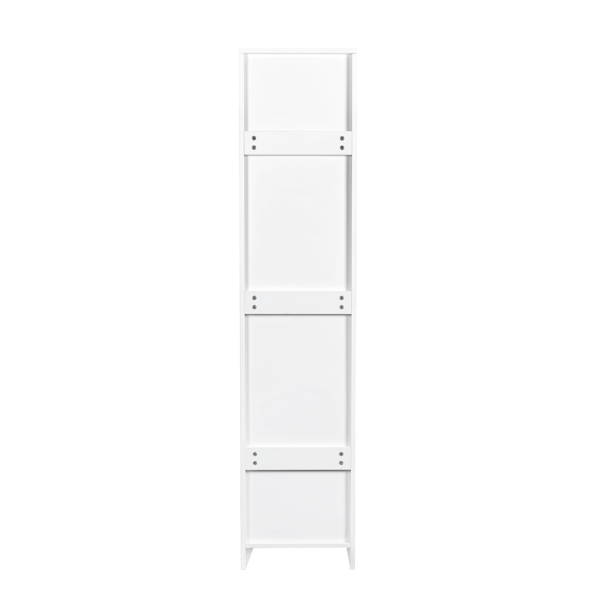 TV Stand Media Console with Doors & Storage Shelves, Entertainment Center, Gray
