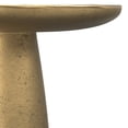 thumbnail image 5 of Simpli Home Dominique Contemporary 18 inch Wide Cast Aluminum Side Table in Antique Brass, Fully Assembled, 5 of 6