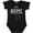 AB-Black, variant on Inktastic It's Home- State of Michigan Outline Boys or Girls Baby Bodysuit