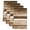 Brown, variant on Sage Green Stripes Kitchen Towels Set of 1, Watercolor Gradient Abstract Striped Absorbent Dish Towels for Kitchen, Microfiber Hand Towel, Quick Drying Tea Towel for Cleaning Decorative Dishcloths