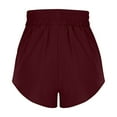 thumbnail image 5 of Sakmal Quick Dry Shorts for Women Summer Red Running Baseball Dolphin High Waisted Athletic Shorts, 5 of 8