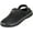 Black, variant on NORTY Men's Microfleece Lined Clogs Comfortable & Stylish - Runs 2 Sizes Small