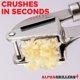 thumbnail image 5 of Garlic Press Alpha Grillers de acero inoxidable con pelador de silicona, 5 of 6