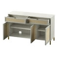 thumbnail image 4 of Twin Star Home 52" Sideboard with Drawers and Linen-style Accents, 4 of 8
