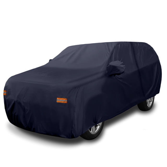SUV Coche Cubierta Exterior Cubierta Exterior Impermeable Todo Tiempo Azul marino