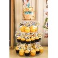thumbnail image 4 of Cupcake Toppers FurPaw Winnie Bear, 48 unidades, para baby shower o cumpleaños, 4 of 6