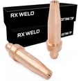 thumbnail image 1 of HAHDAXIA Acetylene Cutting Torch Tips, 0-3-101 Fit V-Style Light/Medium Duty Torch - CA 1350-90°,1260-90° Cutting Attachment (2-3-101), 1 of 6
