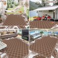 thumbnail image 3 of Alfombra Ilead para patio exterior, 244 x 305 cm, impermeable, color marrón, 3 of 9