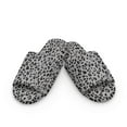 thumbnail image 2 of POLERO Grey Cheetah Print Slippers for Women Japanese Style House Slippers Indoor Lightweight Open Toe Bathroom Slides Soft Sole Sandals for Home Use, Size 9-10, 2 of 7