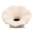 thumbnail image 3 of Ruffle 16In Decorative Vessel Ecru Beige, 3 of 3