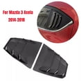 thumbnail image 3 of For Mazda Axela Compatible Rear Door Glass Louver Trim Easy Installation Kit, 3 of 10