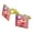 Gold, variant on Wonder Woman Step Aside Boys Square Cufflink Set - Silver or Gold