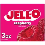Jell-O Raspberry Artificially Flavored Gelatin Dessert Mix, 3 oz Box
