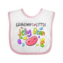 Inktastic Grandma's Little Jellybean Cute Easter Candy Boys or Girls Baby Bib