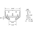 thumbnail image 2 of Drawer Track Guide Prime-Line, plástico, 2,25 cm, paquete de 2, 2 of 3