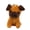 dark brown, variant on Small Stuffed Pug And Wolf Dog Plush Keychain Soft And Sturdy PP Cotton Toy Key Chain Accessory For Decor