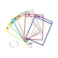 thumbnail image 3 of 6 Piezas de Fundas de Pizarra Blanca Impermeables para Usar Como Bolsillos de Trabajo Y Portaboletos con Portalápices Adecuado para La Oficina El, 3 of 9
