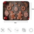 thumbnail image 3 of GZHJMY Board Cookies Gingerbread Christmas Tree 16" x 18" Absorbent Dish Drying Mat Microfiber Kitchen Countertop Table Protector Multi-Purpose Counter Rack Sink Drainer Pad, 3 of 6