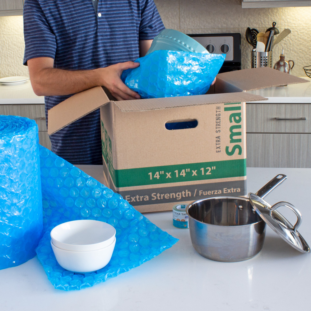 Pen+Gear Small Extra Strength Recycled Moving and Storage Box, Kraft, 14L x 14W x 12H